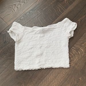 White Crop Top
